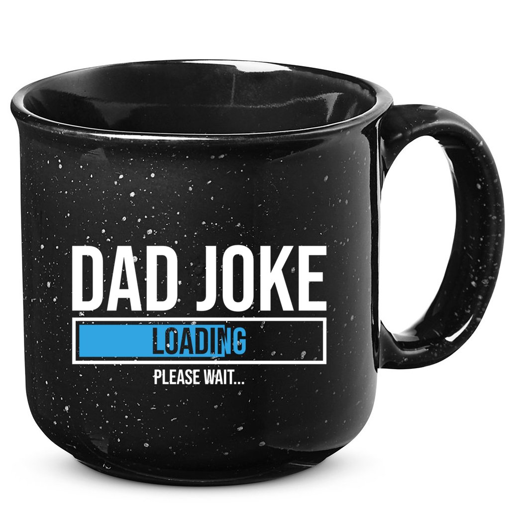 Superhero Dad Joke Loading Please Wait Papa Gift 15oz Campfire Ceramic Mug