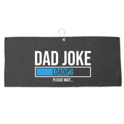Superhero Dad Joke Loading Please Wait Papa Gift Large Microfiber Waffle Golf Towel