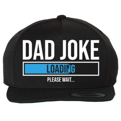 Superhero Dad Joke Loading Please Wait Papa Gift Wool Snapback Cap