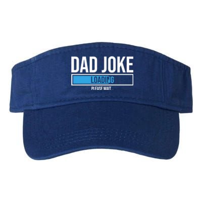 Superhero Dad Joke Loading Please Wait Papa Gift Valucap Bio-Washed Visor