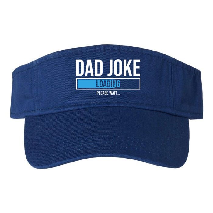 Superhero Dad Joke Loading Please Wait Papa Gift Valucap Bio-Washed Visor