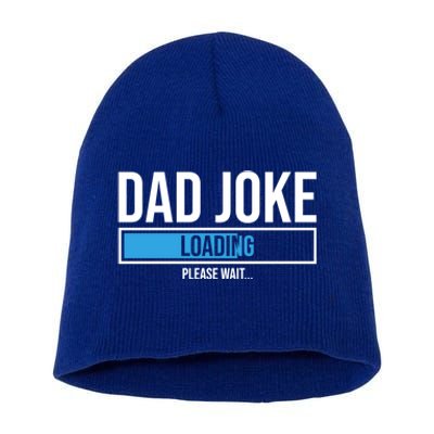 Superhero Dad Joke Loading Please Wait Papa Gift Short Acrylic Beanie