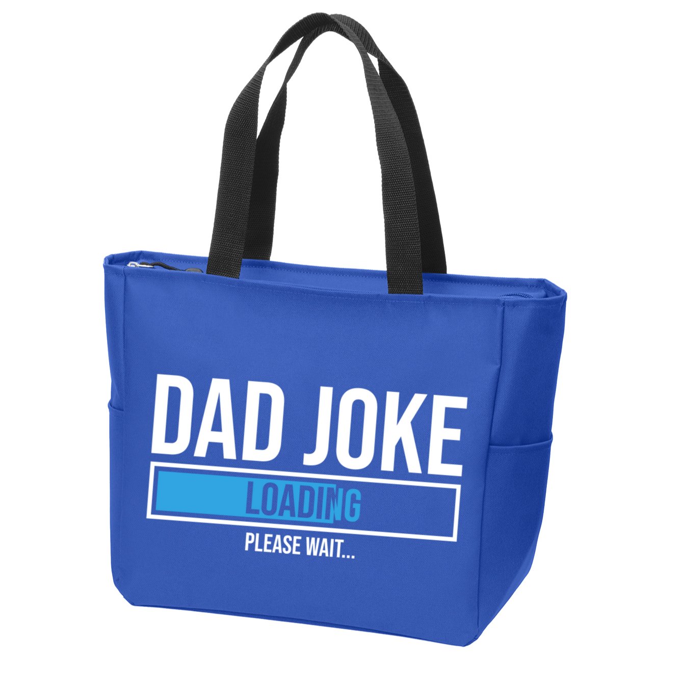 Superhero Dad Joke Loading Please Wait Papa Gift Zip Tote Bag