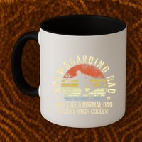 Snowboarding Dad Just Like Normal Dad Much Cooler Snowboard Mug