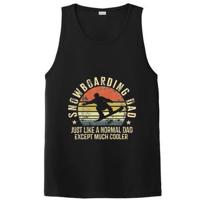 Snowboarding Dad Just Like Normal Dad Much Cooler Snowboard PosiCharge Competitor Tank