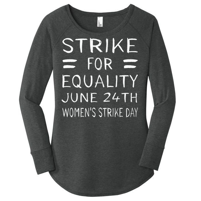 Strike Day June 24th P.R.O C.H.O.I.C.E Equality Feminist Women's Perfect Tri Tunic Long Sleeve Shirt