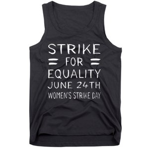 Strike Day June 24th P.R.O C.H.O.I.C.E Equality Feminist Tank Top