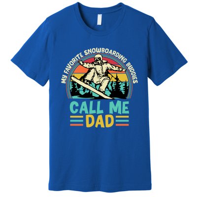 Snowboarding Dad Just Like Normal Dad Much Cooler Snowboard Gift Premium T-Shirt