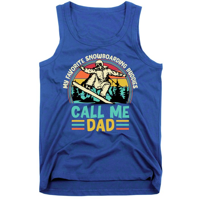 Snowboarding Dad Just Like Normal Dad Much Cooler Snowboard Gift Tank Top