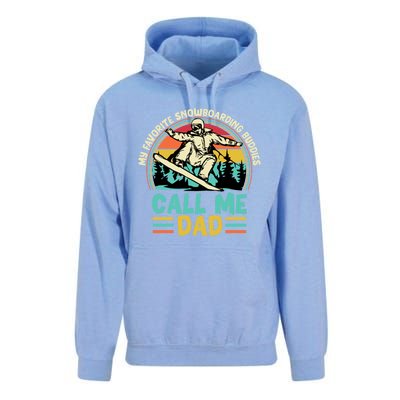 Snowboarding Dad Just Like Normal Dad Much Cooler Snowboard Gift Unisex Surf Hoodie