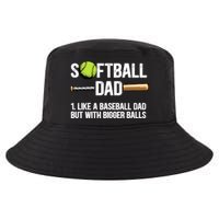 Softball Dad Just Like A Baseball Dad But With Bigger Balls Cute Gift Cool Comfort Performance Bucket Hat