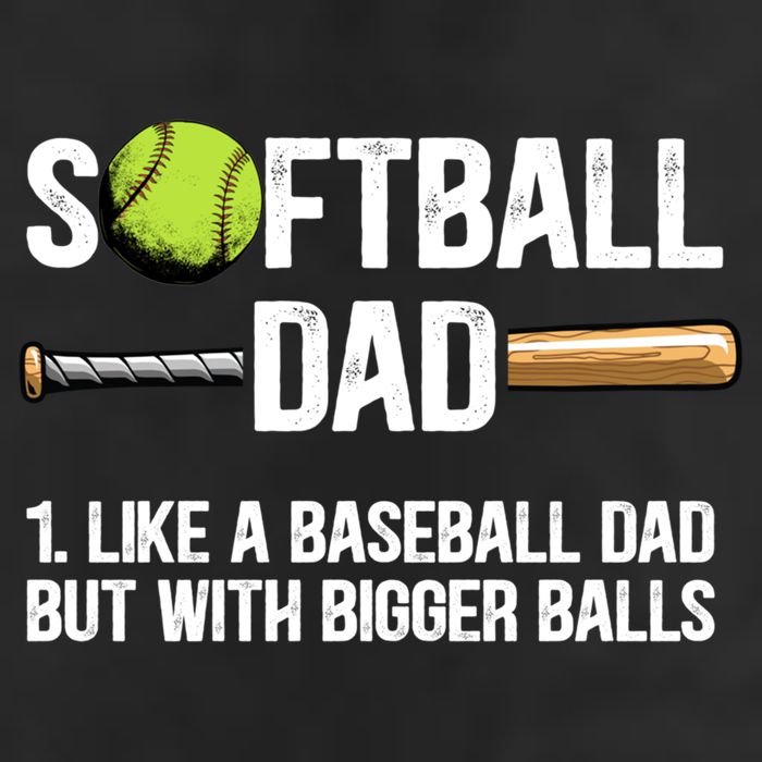 Softball Dad Just Like A Baseball Dad But With Bigger Balls Cute Gift Cool Comfort Performance Bucket Hat