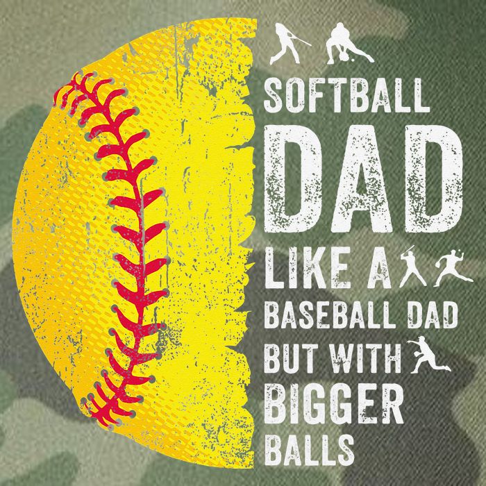 Softball Dad Just Like A Baseball Dad But With Bigger Balls Legacy Tie Dye Trucker Hat
