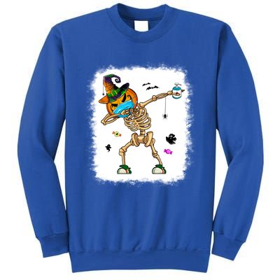 Skeleton Dabbing Jack O Lantern Dance Halloween Pumpkin Dab Gift Sweatshirt