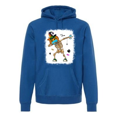 Skeleton Dabbing Jack O Lantern Dance Halloween Pumpkin Dab Gift Premium Hoodie