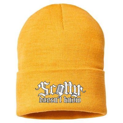 Scotty Doesnt Know Eurotrip Sustainable Knit Beanie