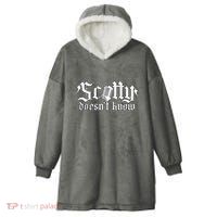 Scotty Doesnt Know Eurotrip Hooded Wearable Blanket