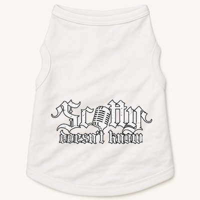 Scotty Doesnt Know Eurotrip Doggie Tank