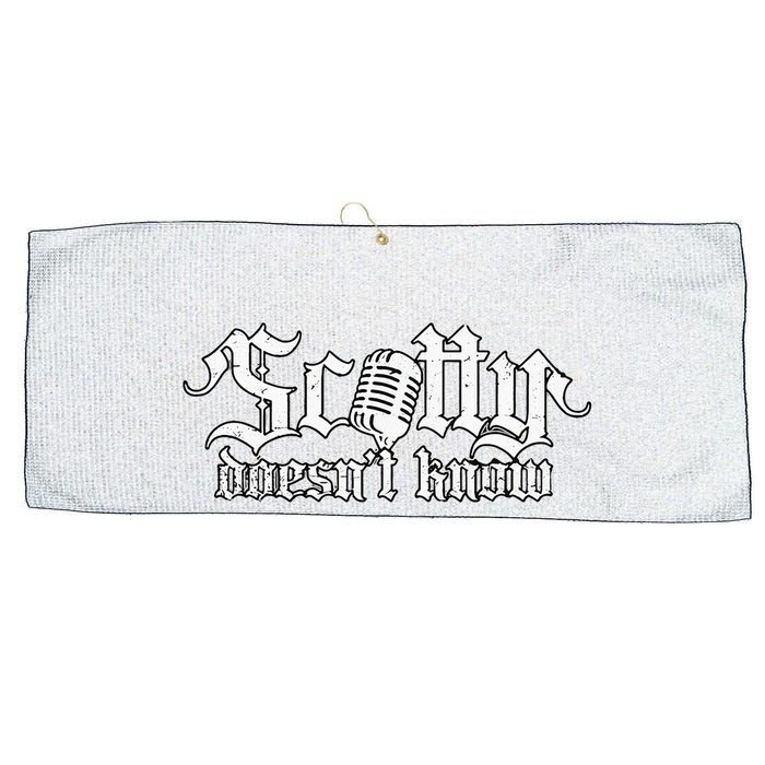 Scotty Doesnt Know Eurotrip Large Microfiber Waffle Golf Towel