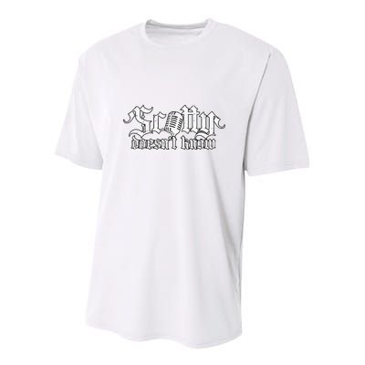 Scotty Doesnt Know Eurotrip Youth Performance Sprint T-Shirt