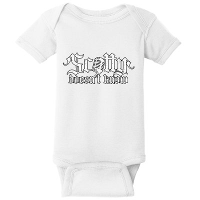 Scotty Doesnt Know Eurotrip Baby Bodysuit