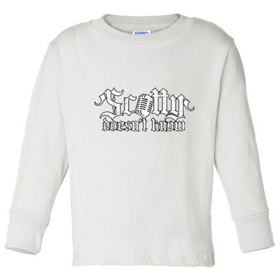 Scotty Doesnt Know Eurotrip Toddler Long Sleeve Shirt