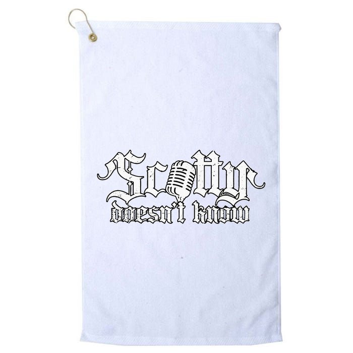 Scotty Doesnt Know Eurotrip Golf Towel