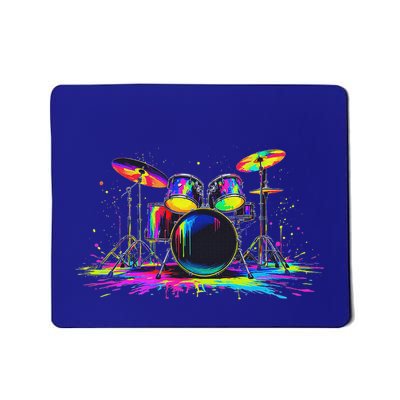 Splatter Drum Kit For Music Lovers Mousepad