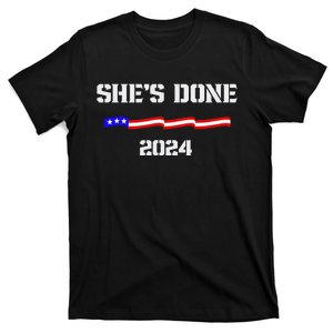 SheS Done Kamala Harris 79 Of Americans Trump President T-Shirt