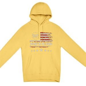 SheS Done Kamala Harris 79 Of Americans Trump President Premium Pullover Hoodie