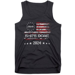 SheS Done Kamala Harris 79 Of Americans Trump President Tank Top