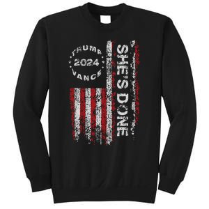 SheS Done Kamala Harris 79 Of Americans Trump President Sweatshirt