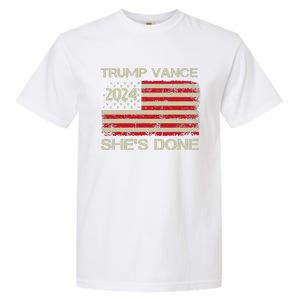 SheS Done Kamala Harris 79 Of Americans Trump President Garment-Dyed Heavyweight T-Shirt