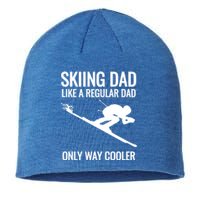 Skiing Dad Like A Regular Dad But Way Cooler Ski Gift Sustainable Beanie