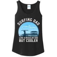 Surfing Dad Like A Regular Dad But Cooler Ladies Essential Tank