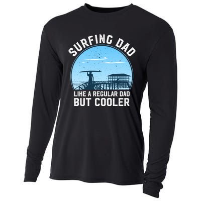 Surfing Dad Like A Regular Dad But Cooler Cooling Performance Long Sleeve Crew