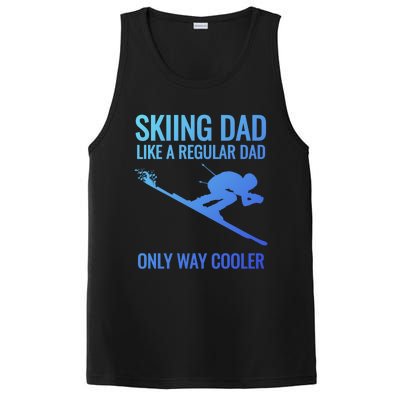 Skiing Dad Like A Regular Dad But Way Cooler Ski Gift PosiCharge Competitor Tank