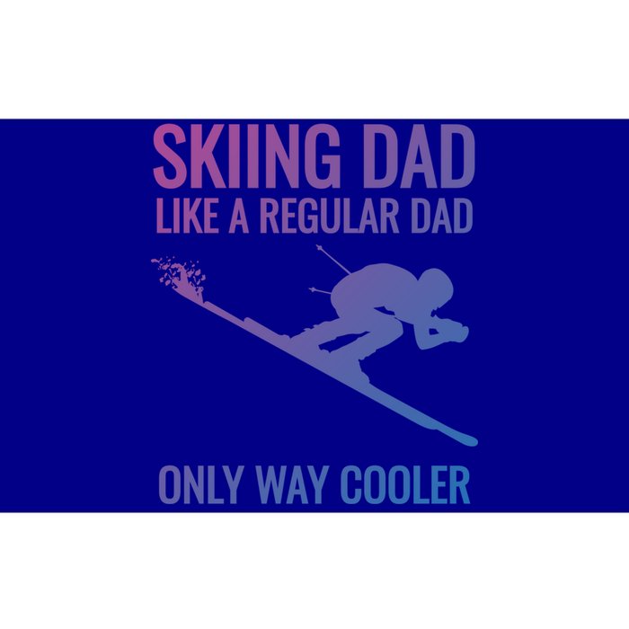 Skiing Dad Like A Regular Dad But Way Cooler Ski Gift Bumper Sticker