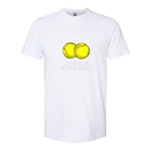 Softball Dad Like A Baseball Dad But With Bigger Balls Softstyle® CVC T-Shirt