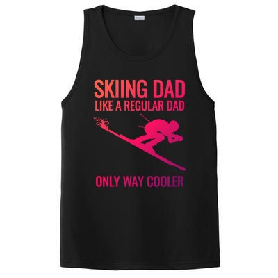 Skiing Dad Like A Regular Dad But Way Cooler Ski Gift PosiCharge Competitor Tank