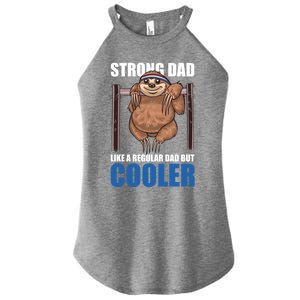 Strong Dad Like A Regular Dad But Cooler For Father's Day Cool Gift Women's Perfect Tri Rocker Tank