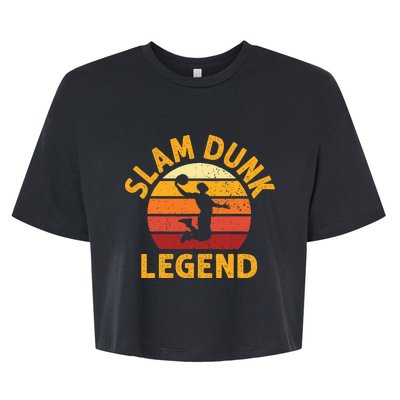 Slam Dunk Legend Bella+Canvas Jersey Crop Tee