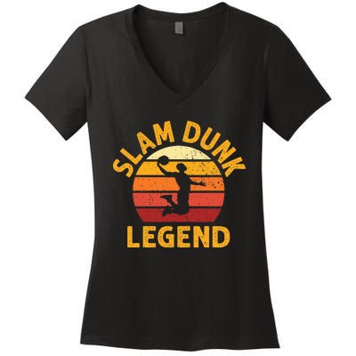 Slam Dunk Legend Women's V-Neck T-Shirt