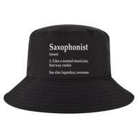 Saxophonist Definition Like A Normal Musician Saxophone Cool Comfort Performance Bucket Hat
