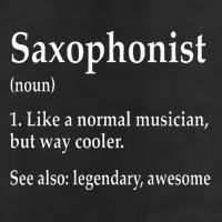 Saxophonist Definition Like A Normal Musician Saxophone Cool Comfort Performance Bucket Hat