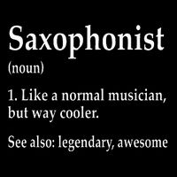 Saxophonist Definition Like A Normal Musician Saxophone 16 in Basic Backpack