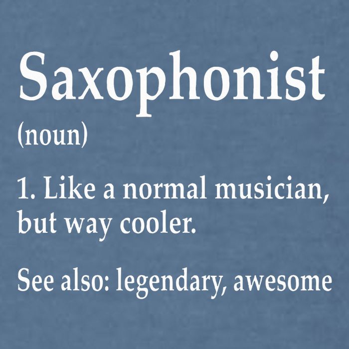 Saxophonist Definition Like A Normal Musician Saxophone Garment-Dyed Sweatshirt