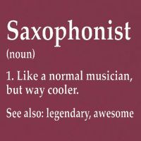 Saxophonist Definition Like A Normal Musician Saxophone 16oz Travel Tumbler