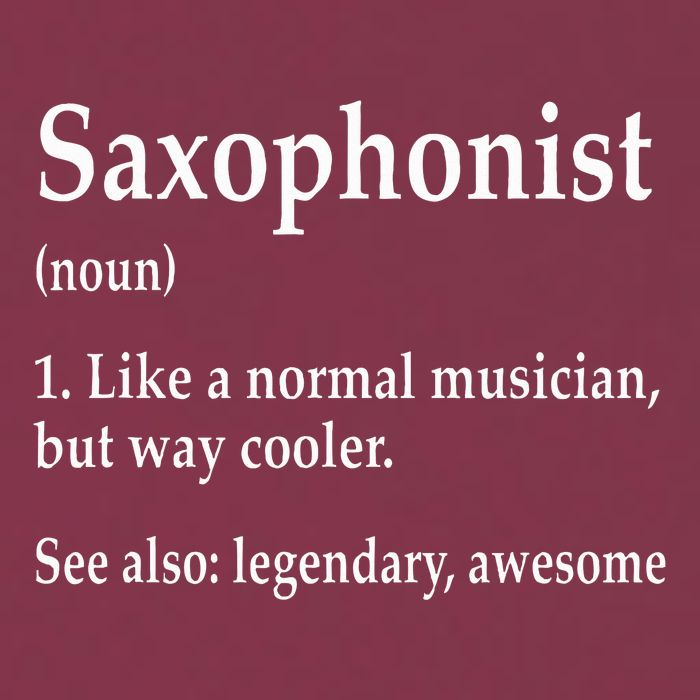 Saxophonist Definition Like A Normal Musician Saxophone 16oz Travel Tumbler