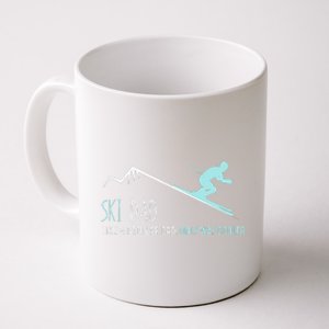 Ski Dad Like A Regular Dad Skiing Winter Ice Sports Funny Coffee Mug